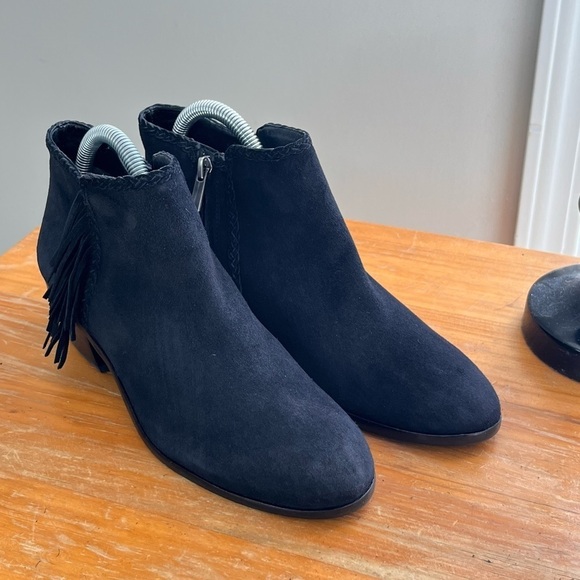 Sam Edelman Paige Suede Fringe Bootie - Picture 3 of 15